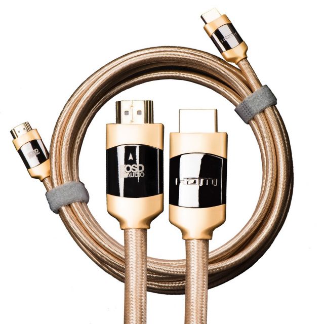 Aurum Series Ultra-High-Speed HDMI AV Cable w/ Ethernet, Supports 4K, 3D & ARC, CL3 - 2M